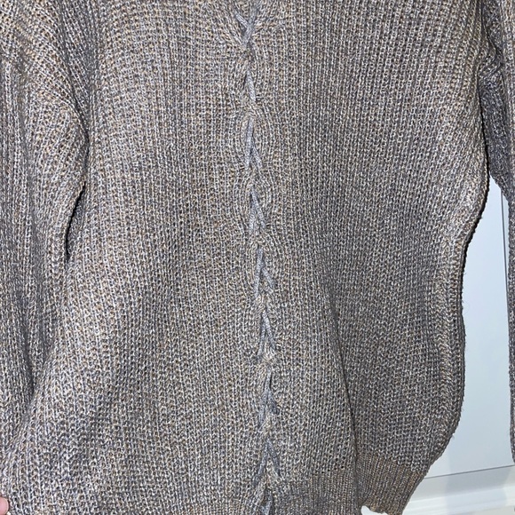 NWT Forever 21 Lace Up Sweater M - Picture 4 of 11